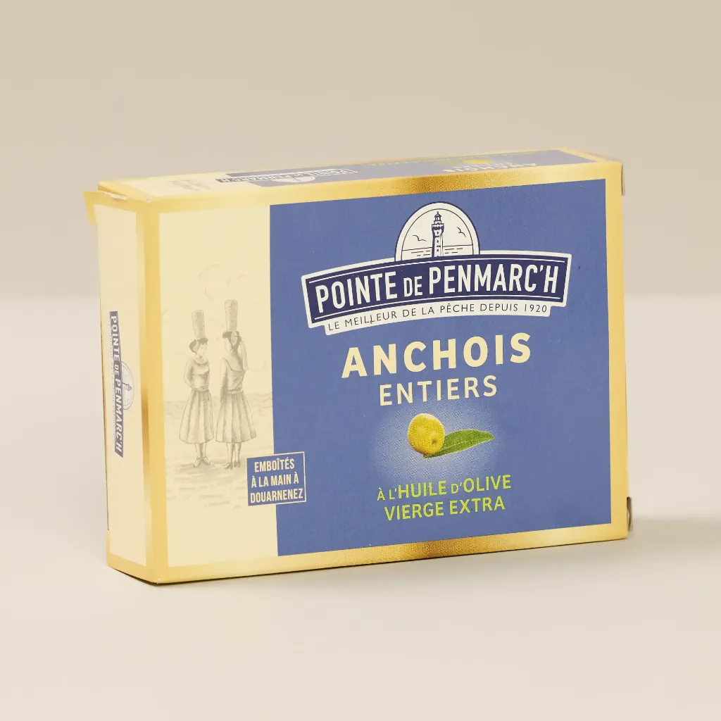 Anchois a l' huile d'olive 1/6 115g penmarch