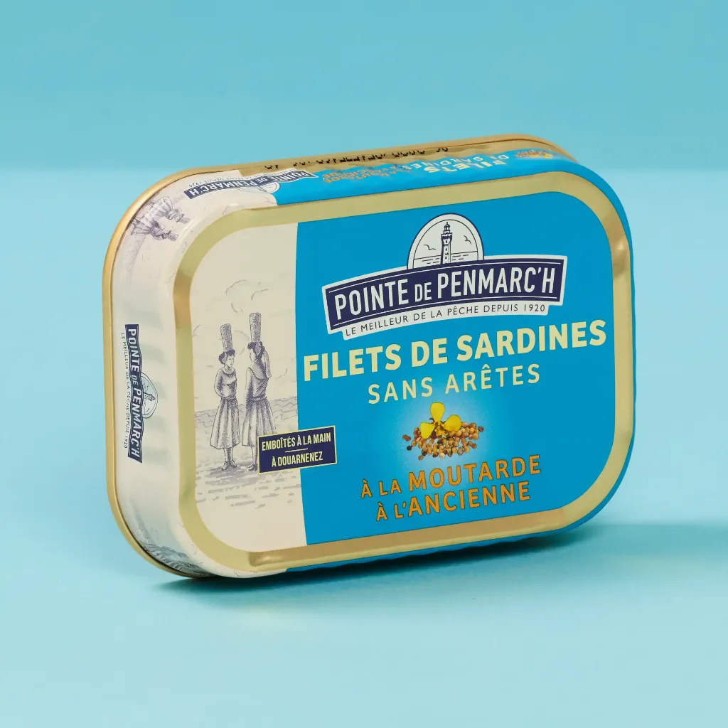 Mustard sardine fillets 100g Penmarch