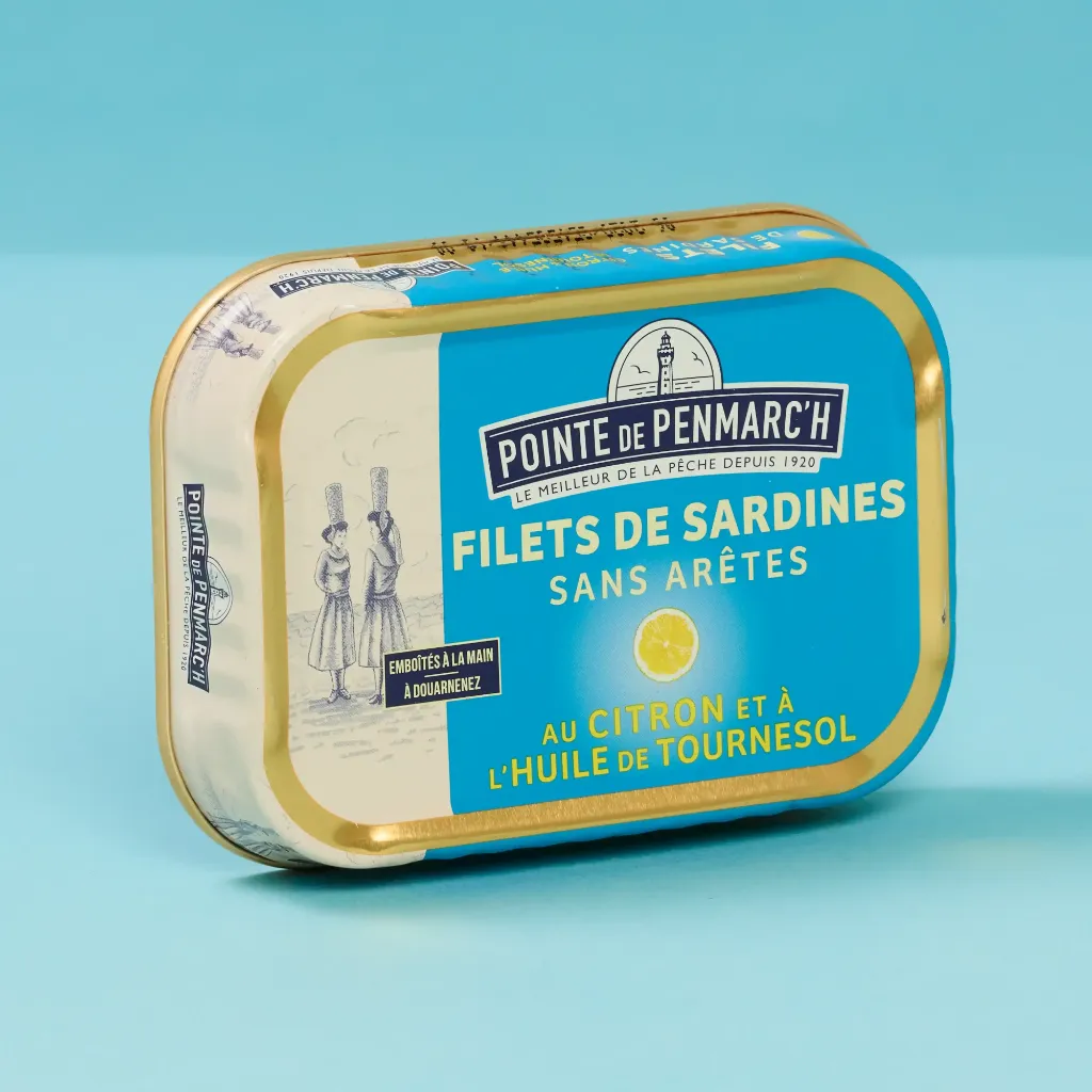 Filets de sardines citron 100g penmarch