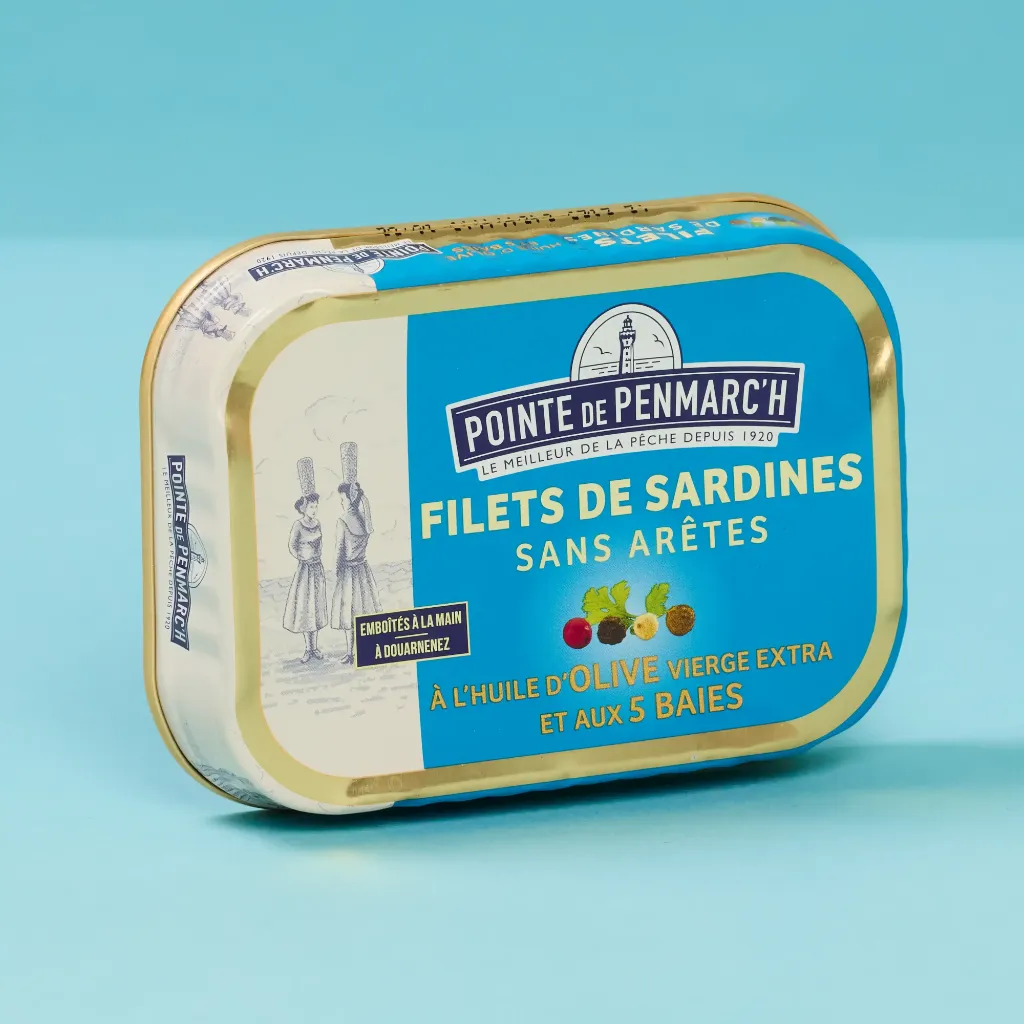 Filets de sardines cinq baies 100g penmarch