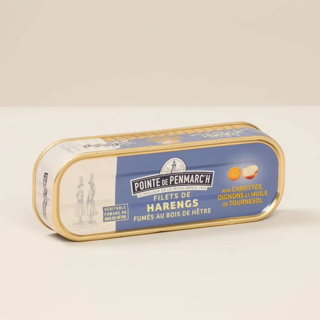 Filets de harengs fumé légumes 100g penmarch