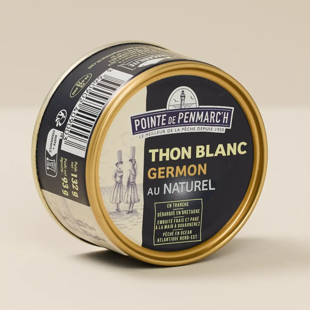 Thon Blanc au NATUREL          132g    PENMARCH