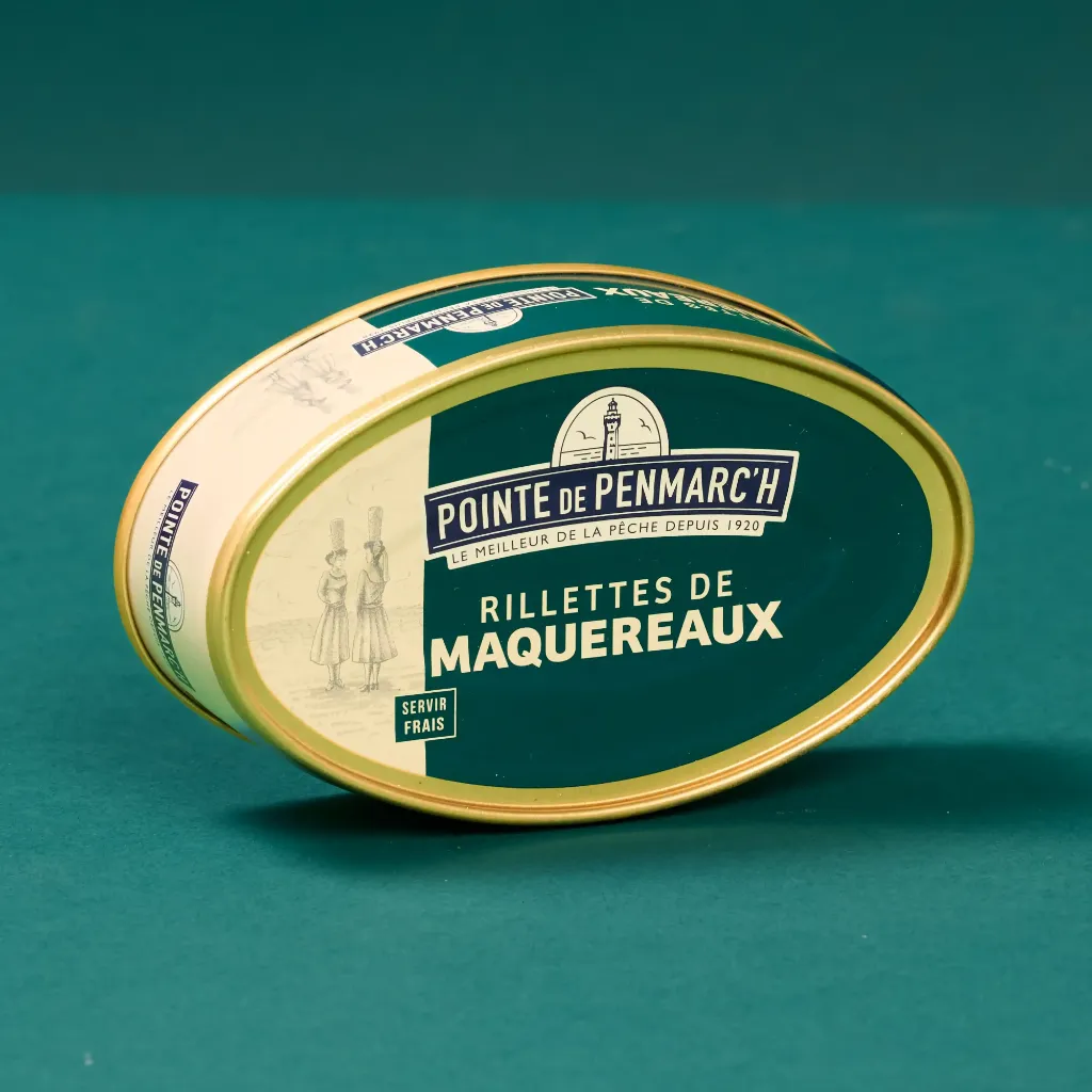 Mackerel rillettes, 115g tin, Penmarch