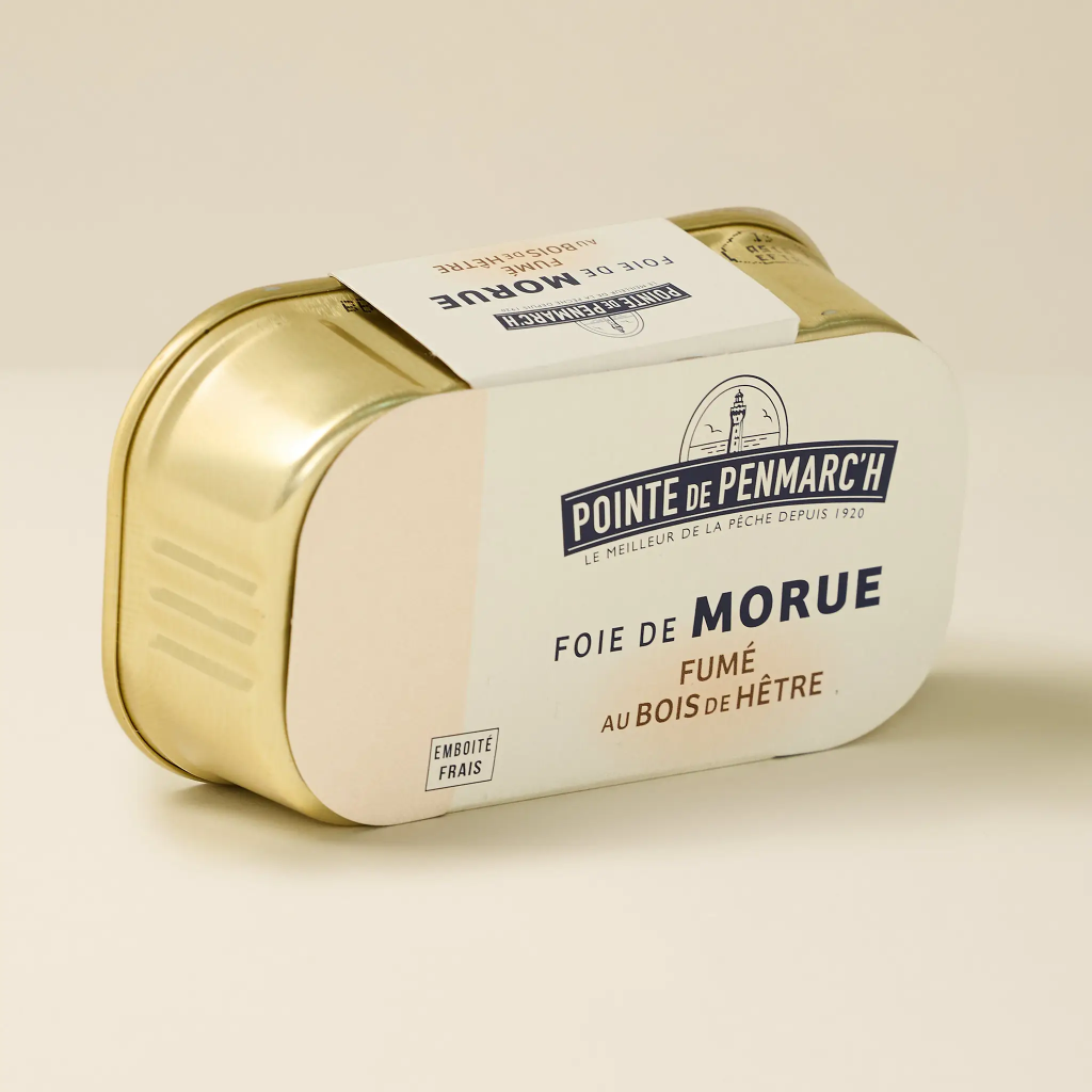 Foie de morue fumé bois hêtre 121g Penmarch