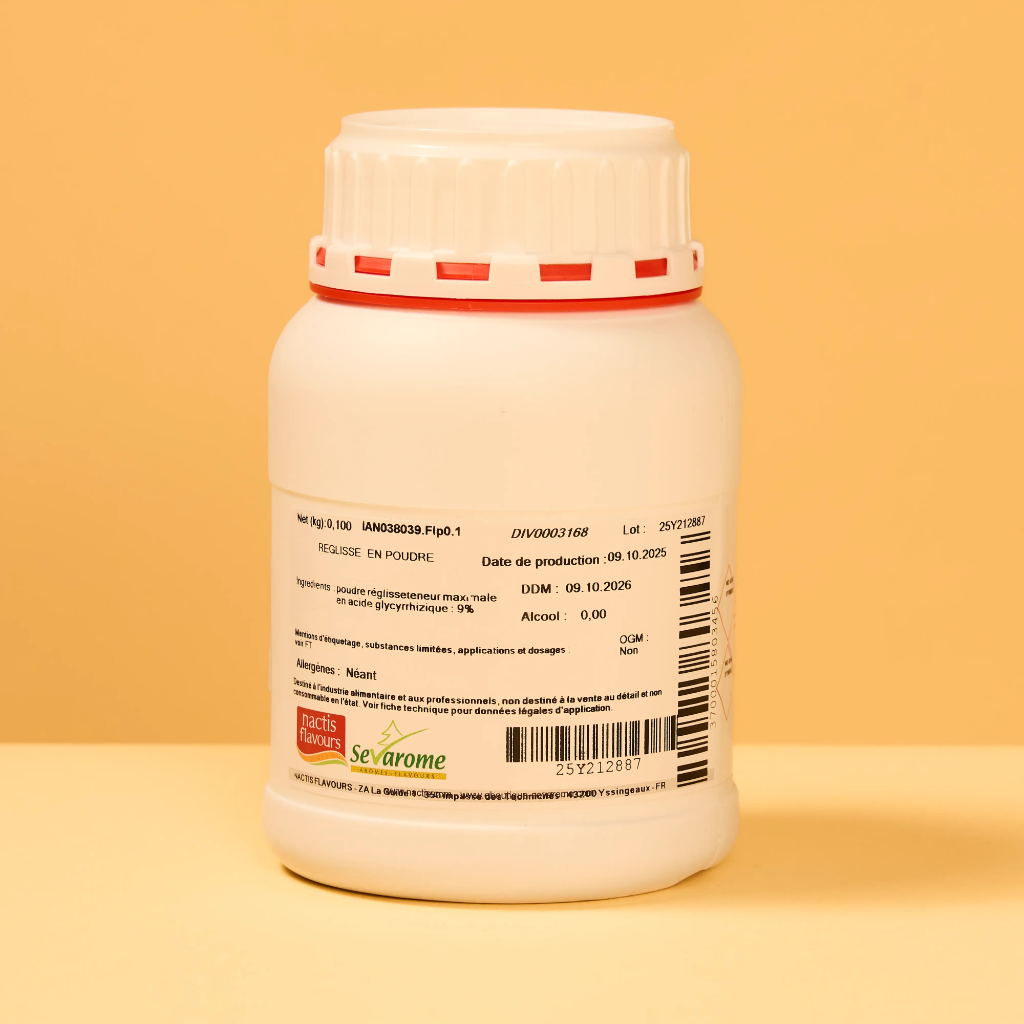 Arôme réglisse poudre boite 100g Sevarome