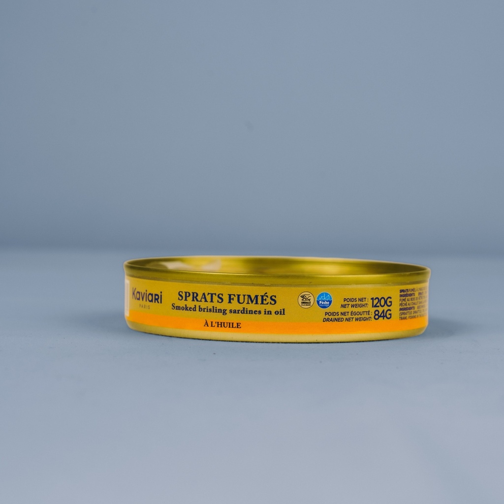 Sprats Fumée a l'huile 120g KAVIARI