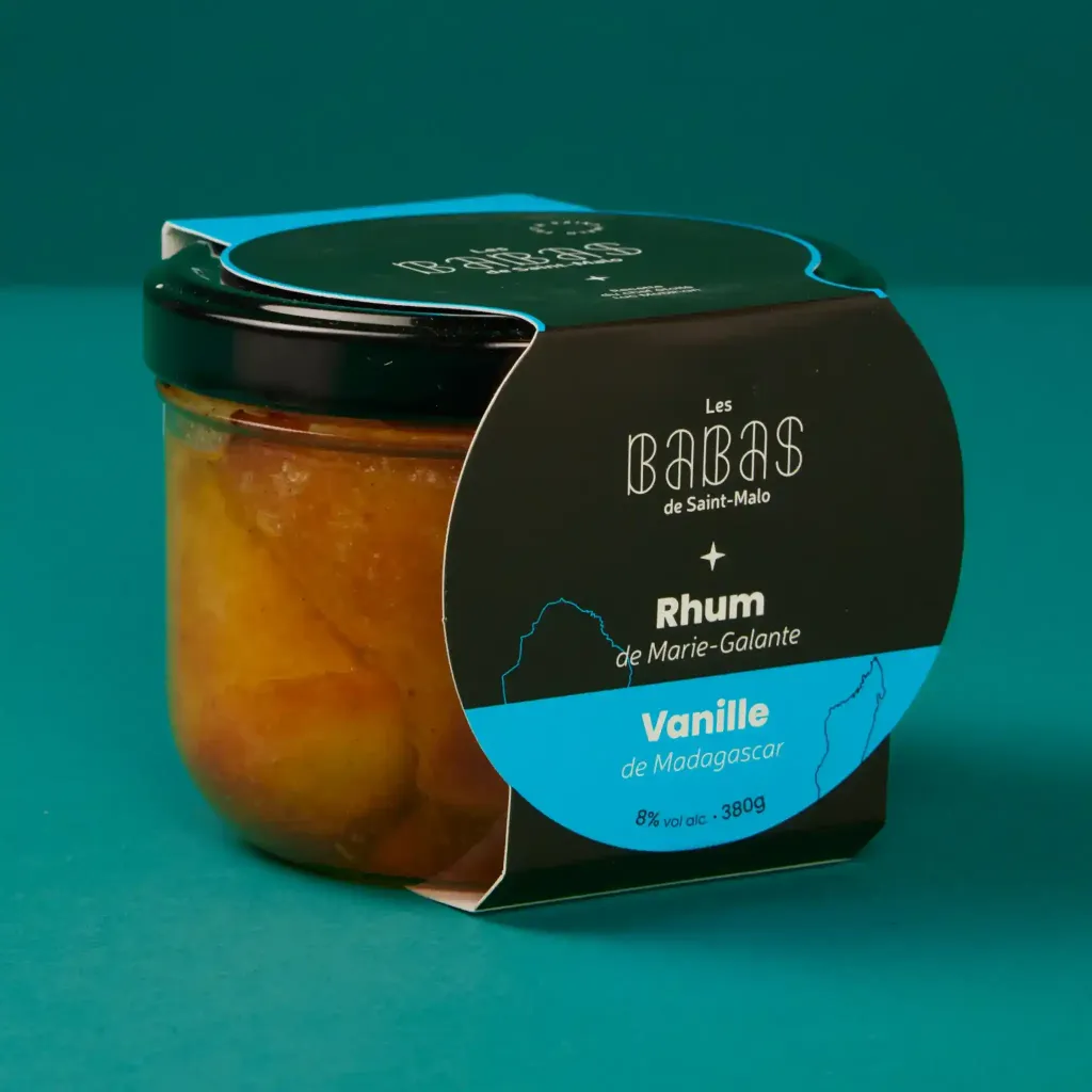 Babas au rhum vanille      pot 380g    baba