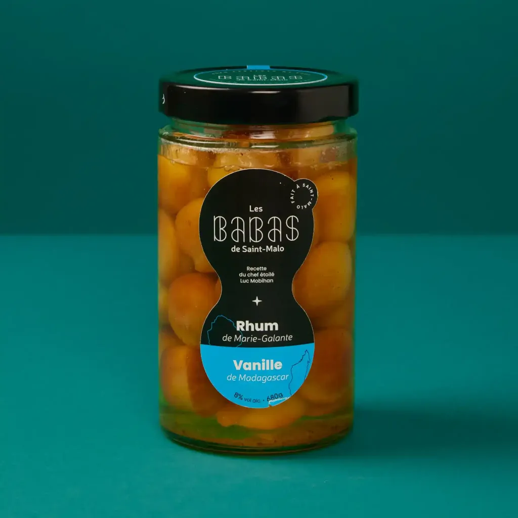 Babas billes rhum vanille     680g    baba