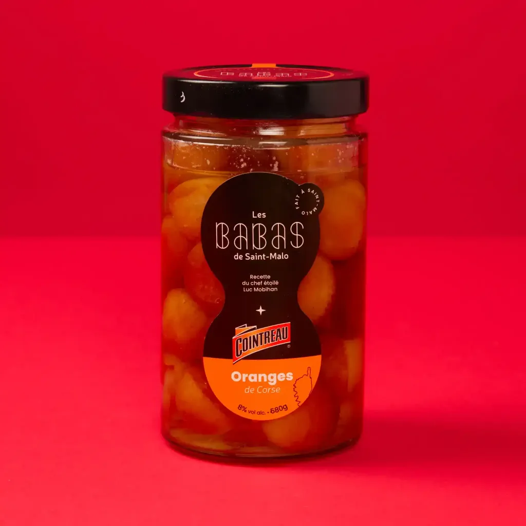 Babas billes cointreau et oranges de corse       680g    baba