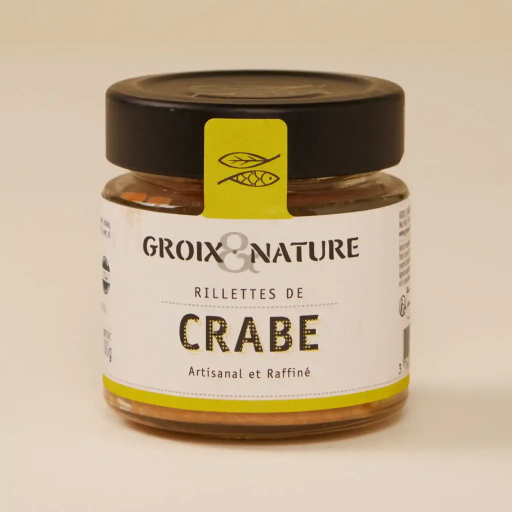 Rillettes de crabe 100g groix et nature