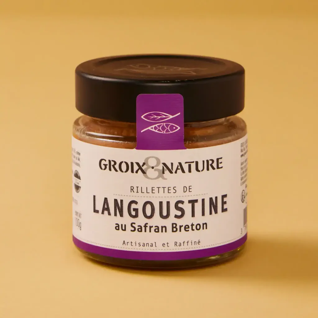 Rillettes Langoustines au safr 100G    GROIX