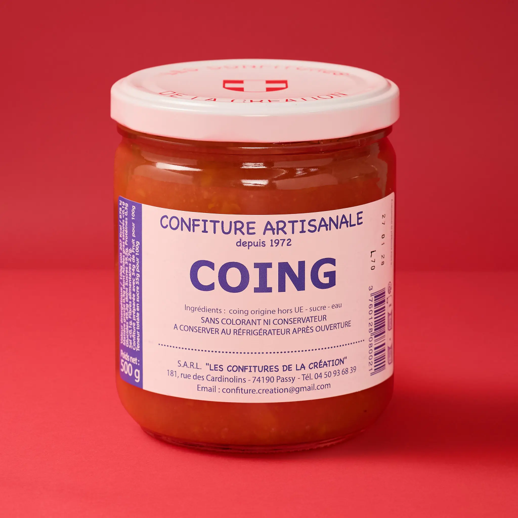 Confiture de coing 500g La création