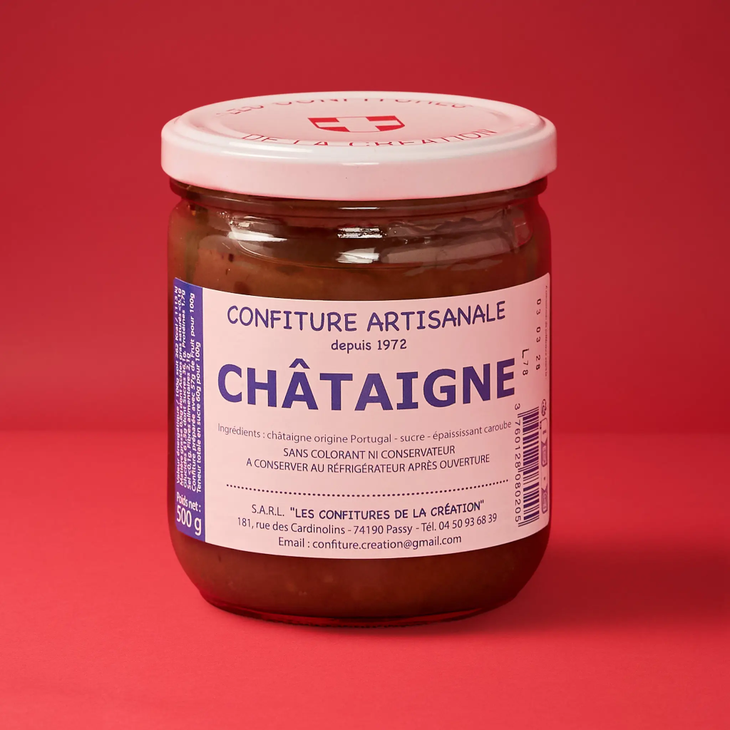 Confiture de châtaigne 500g La création
