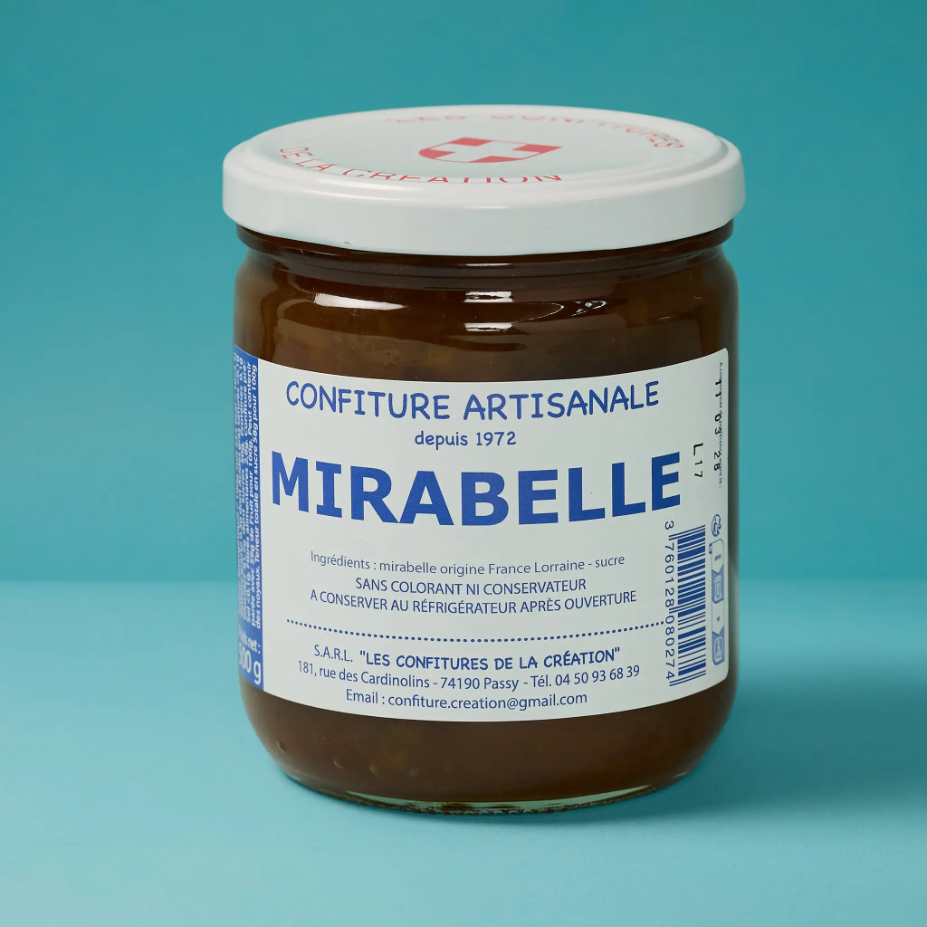 Mirabelle plum jam 500g The creation