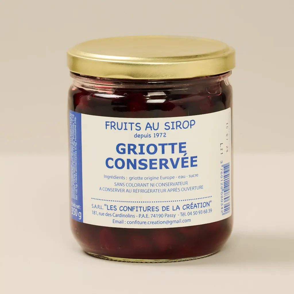 Preserved Morello Cherries 350g Darbelin