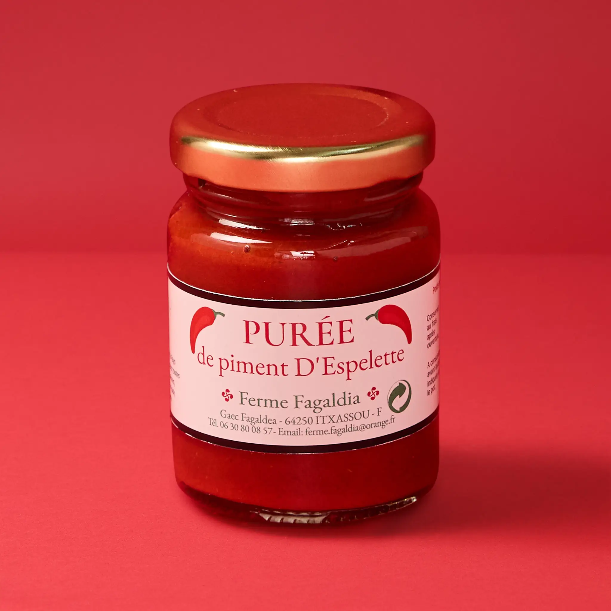 PIMENT AOC d'ESPELETTE Purée    90g    FAGALDEA