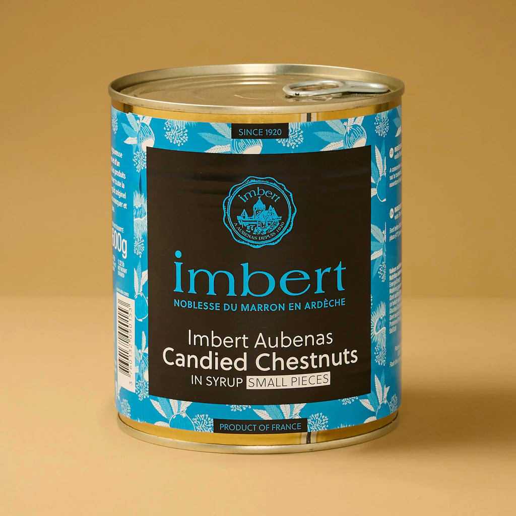 Marrons confits/sirop brisures 4/4 Imbert