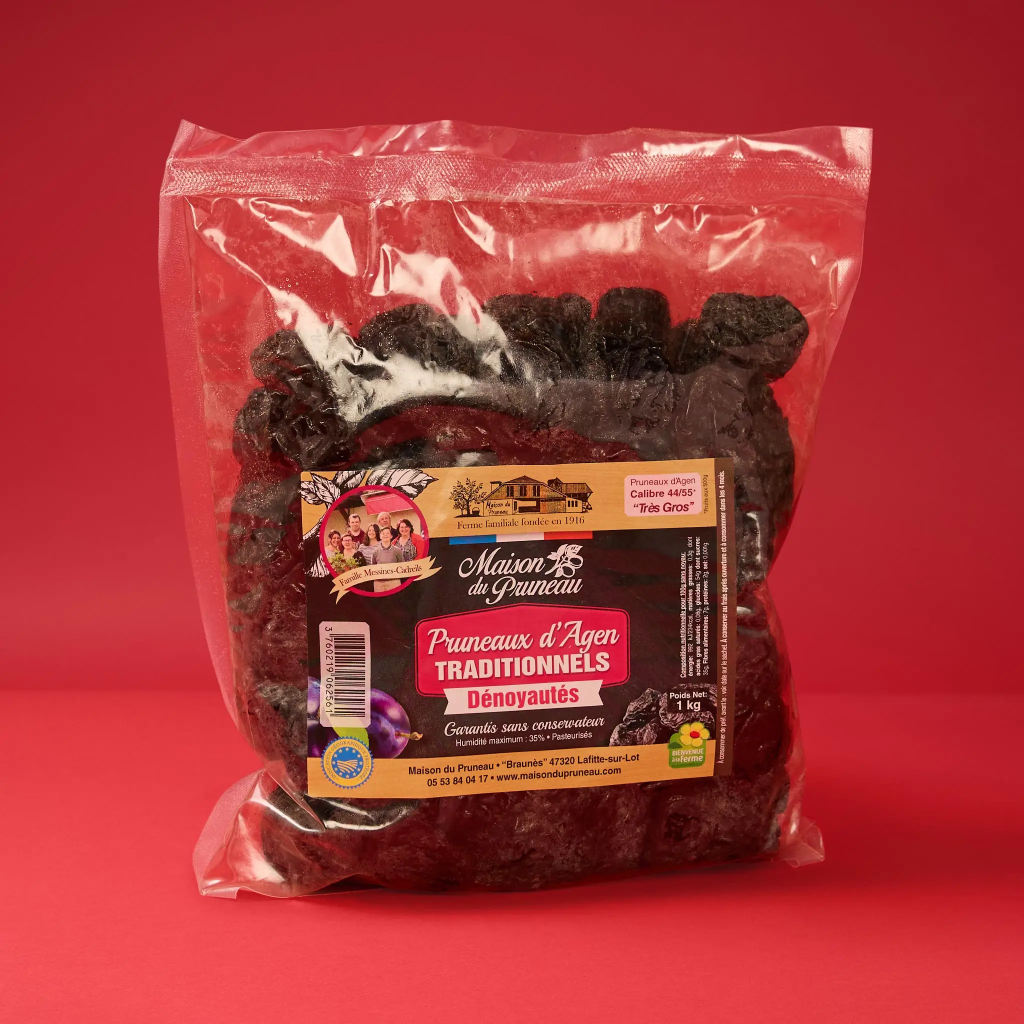 Very large pitted prunes 1kg