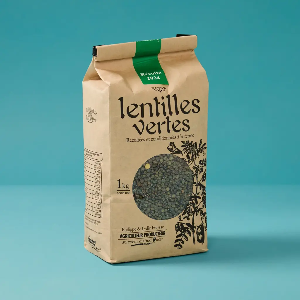 Fraysse Green Lentils 1kg FRAYSSE