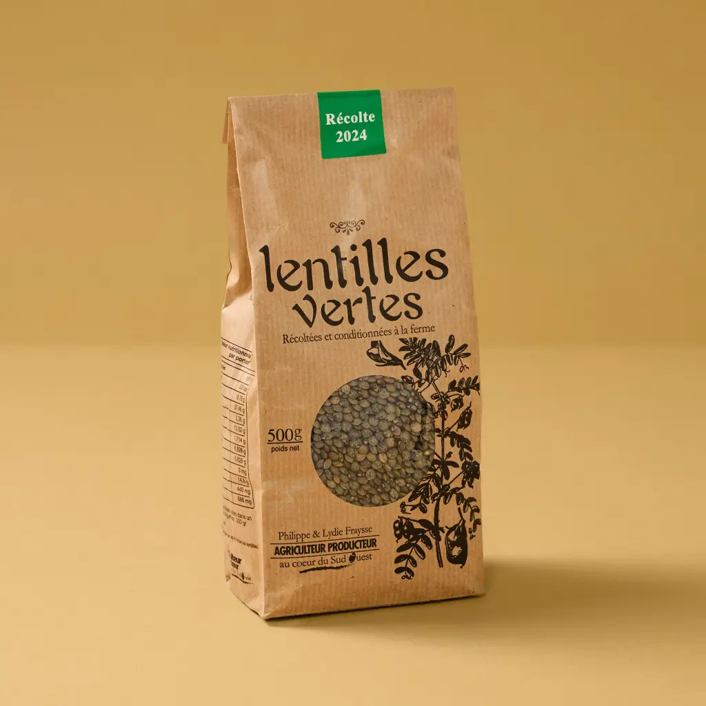 Lentilles Vertes Fraysse       500g    FRAYSSE