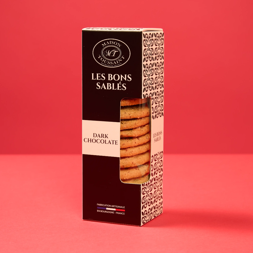 Good Dark Chocolate Shortbread Cookies 160g ALL DAY