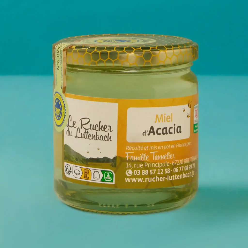 Miel d'acacia alsace 500g    luttenbach