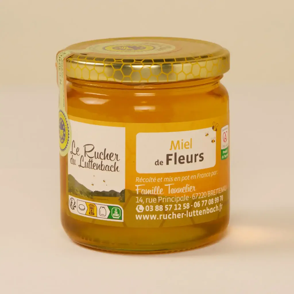 Miel de fleurs          alsace 500g    luttenbach