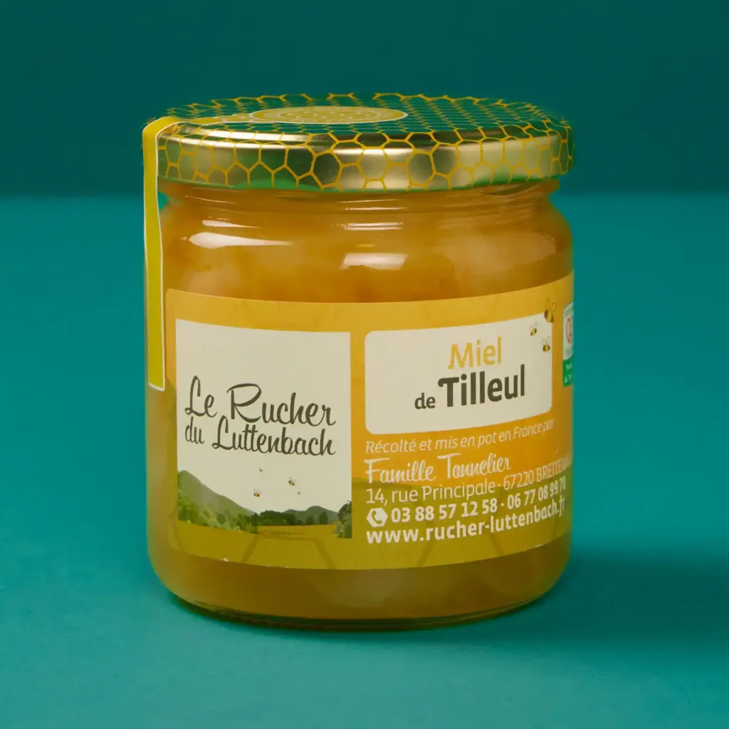 Miel de tilleul     igp alsace 500g    luttenbach