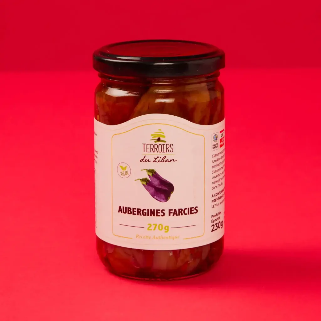 Aubergines farcies à l huile 270g    liban