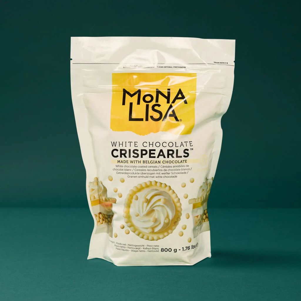 Mona Lisa White Crispearls Biscuits 800g Barry