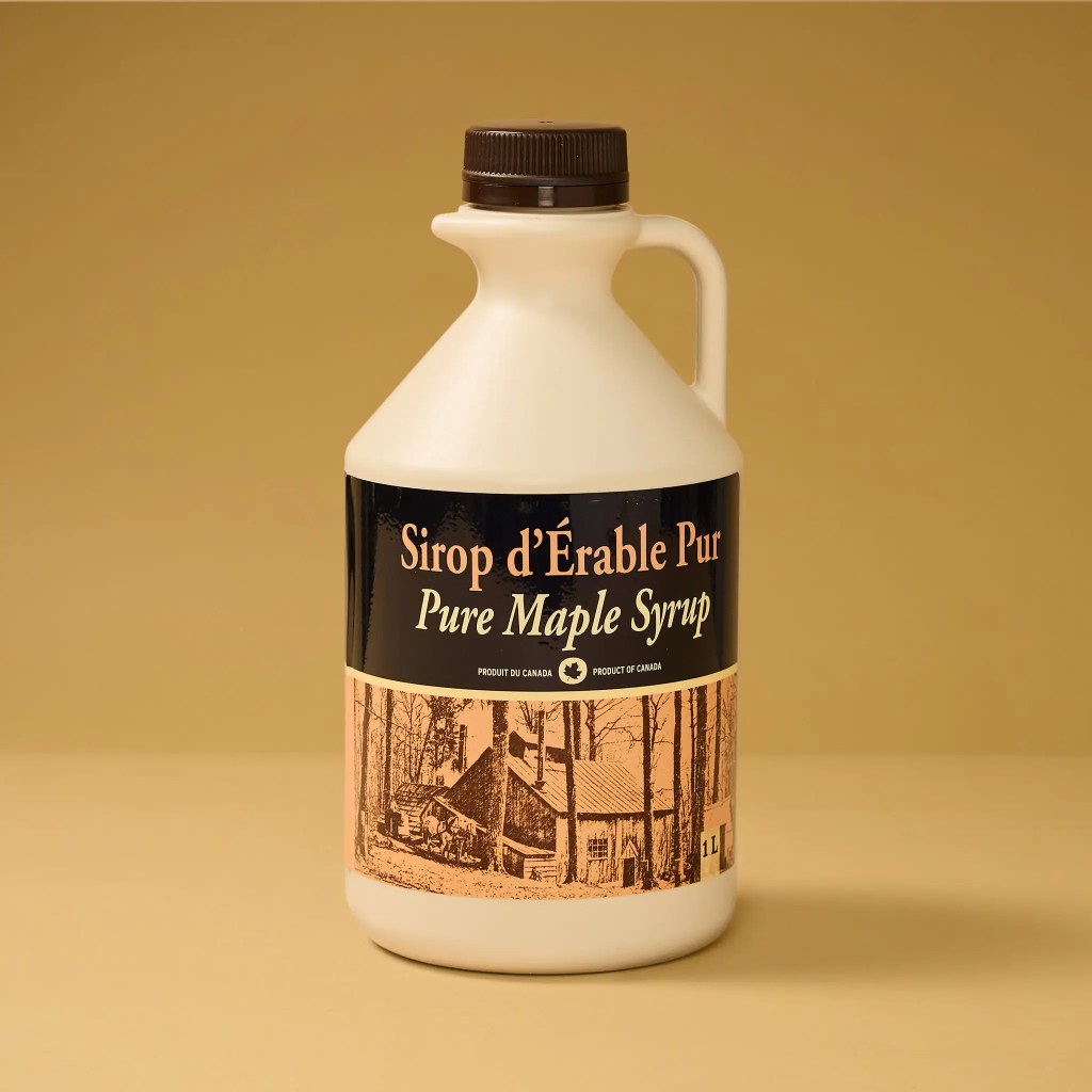 Medium maple syrup, 1 liter bottle