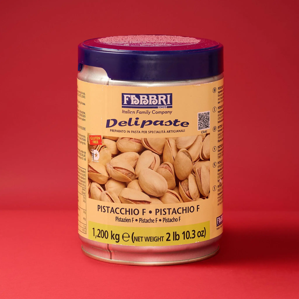 Fine pistachio paste 1.2kg Fabbri
