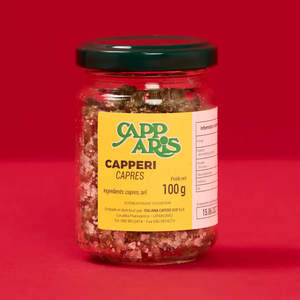 Capres au sel lipari 100g carniato