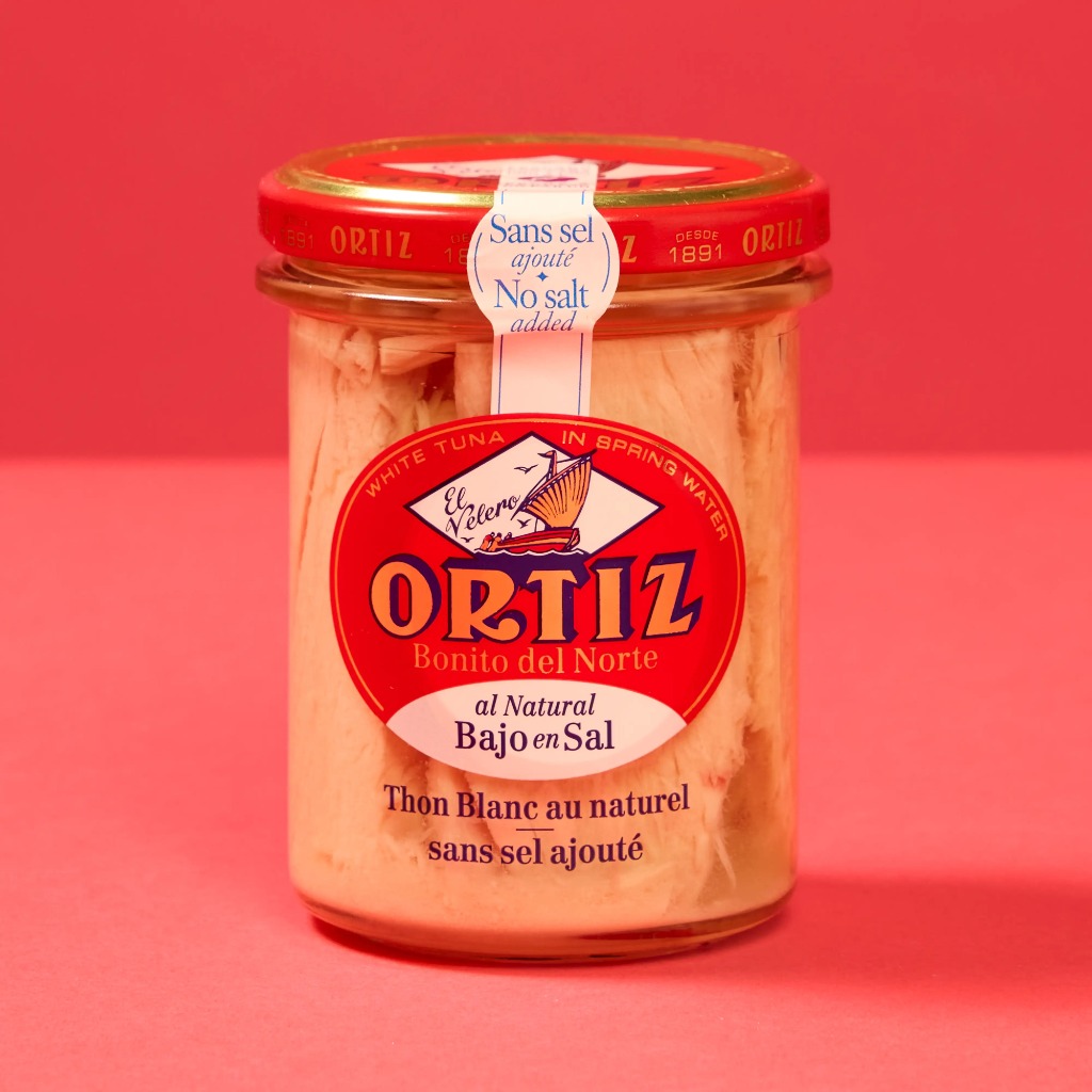 Bonite au naturel faible teneur en sel Ortiz – 214 g