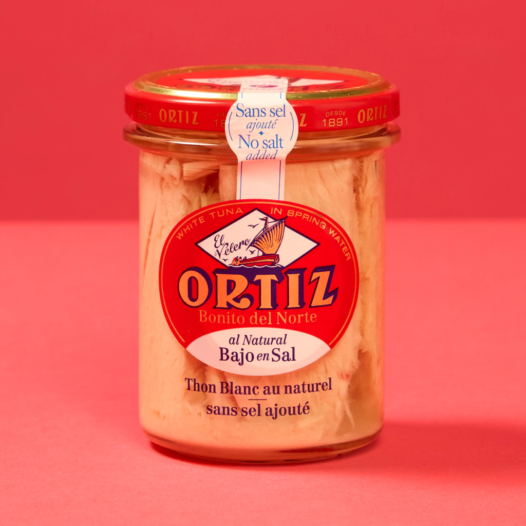 Bonite au naturel faible teneur en sel Ortiz – 214 g