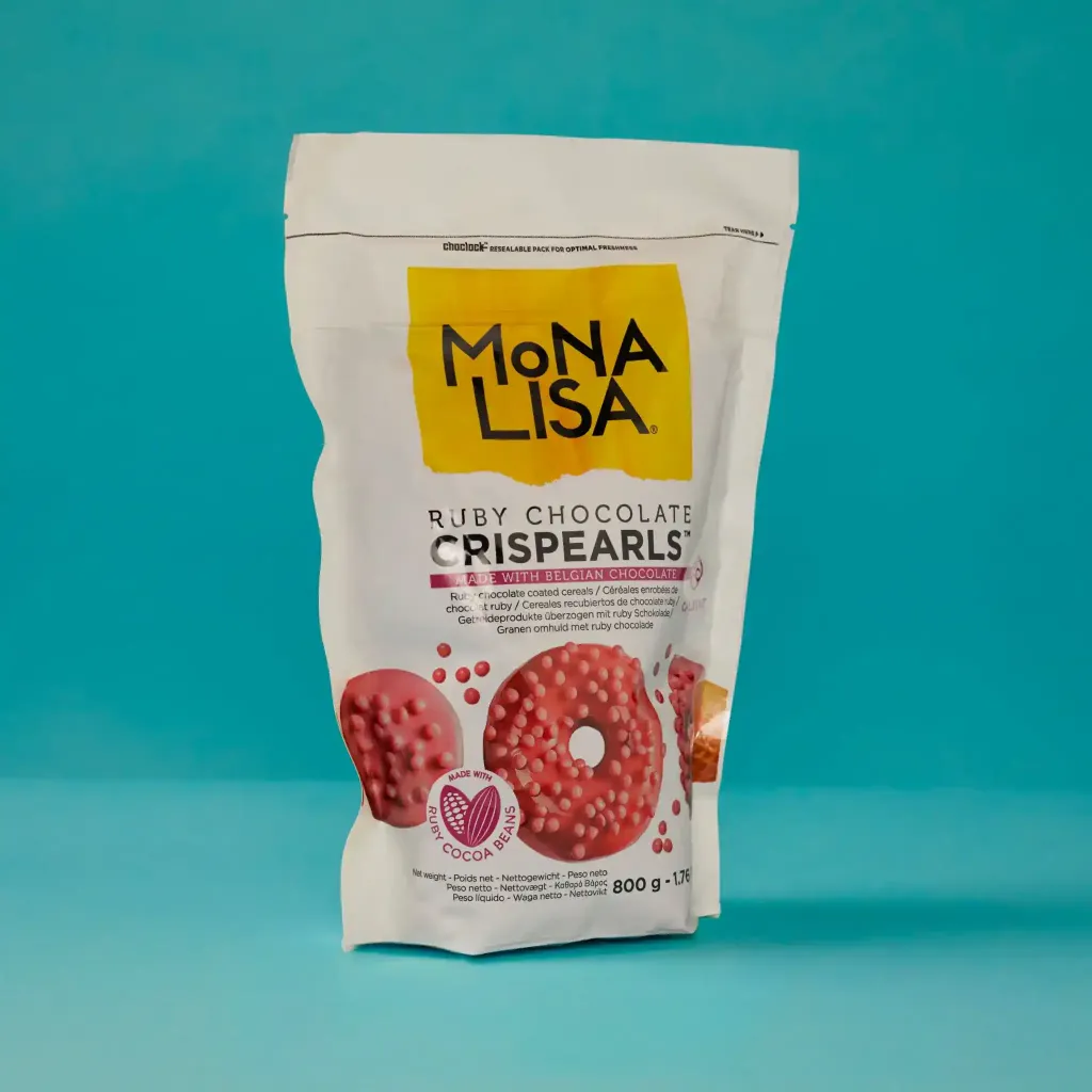 Mona Lisa Ruby Chocolate Pearls Crispy Earls 800g Barry