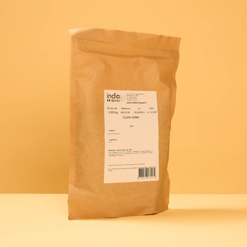 Whole Cumin Bl 500g INDIA