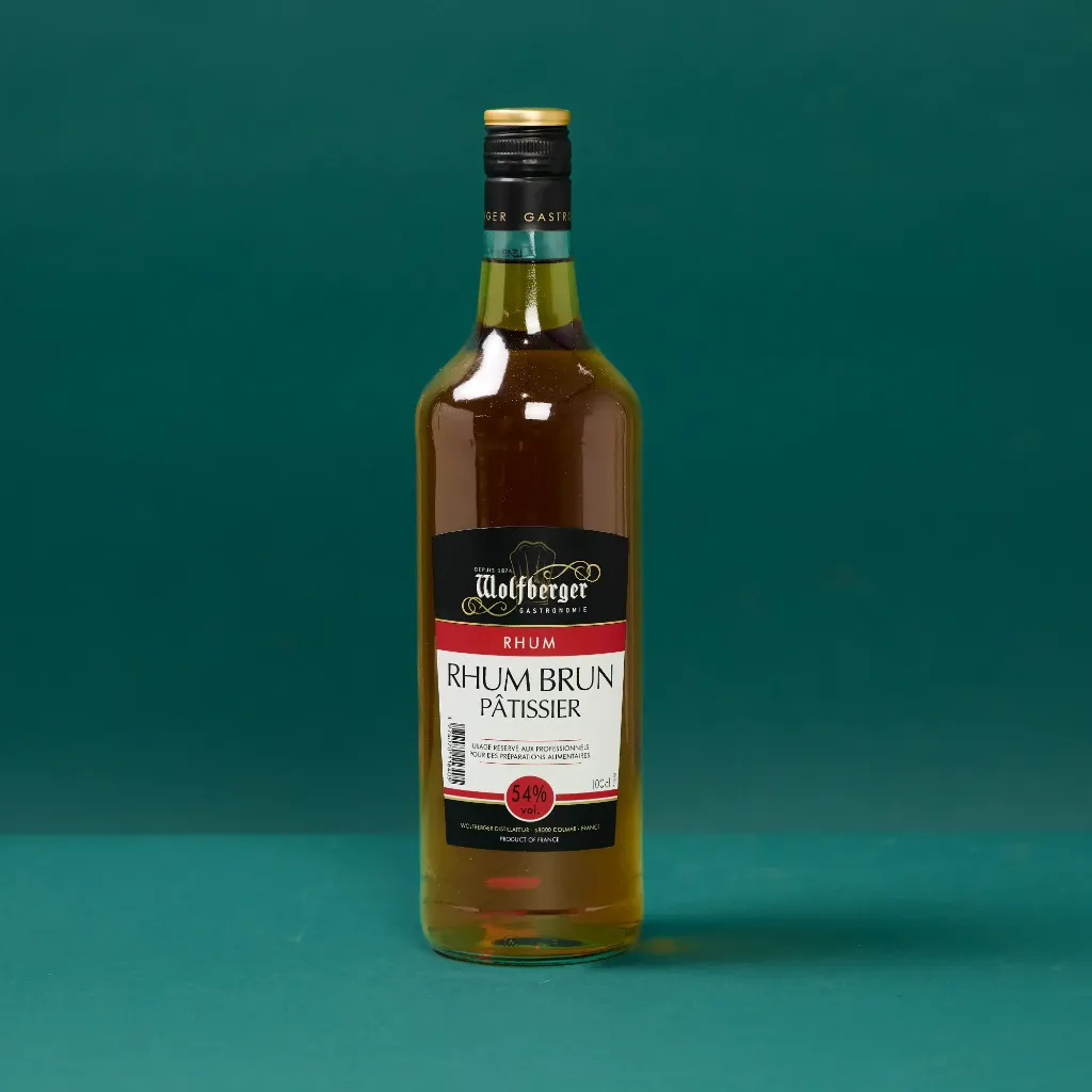 Rhum brun patissier 54% 1l wolfberger