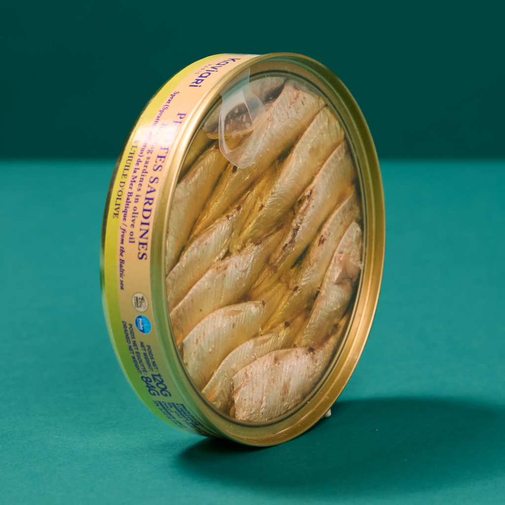 Petite sardine huile olive 120g    kaviari 