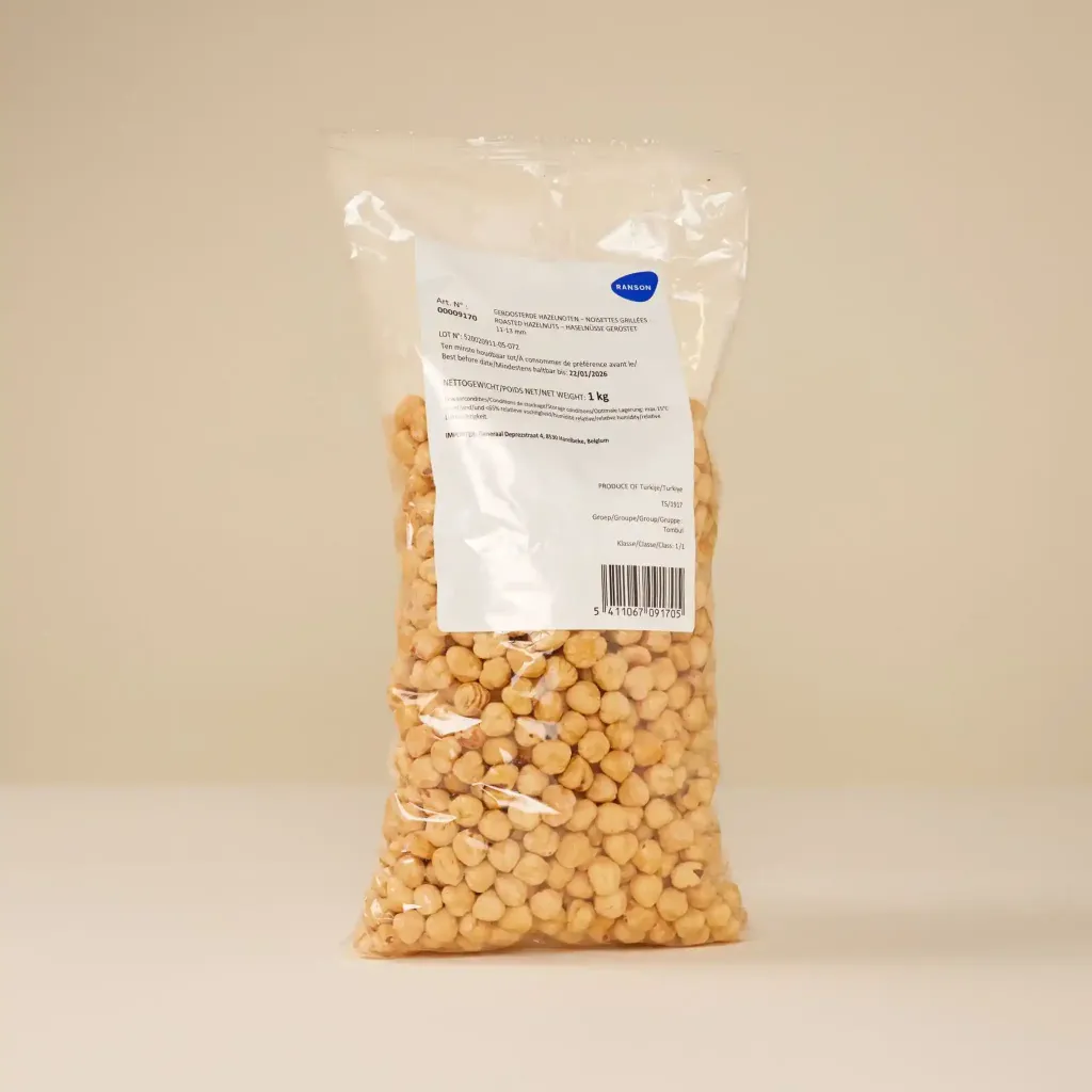 Roasted blanched Turkish hazelnuts 1kg