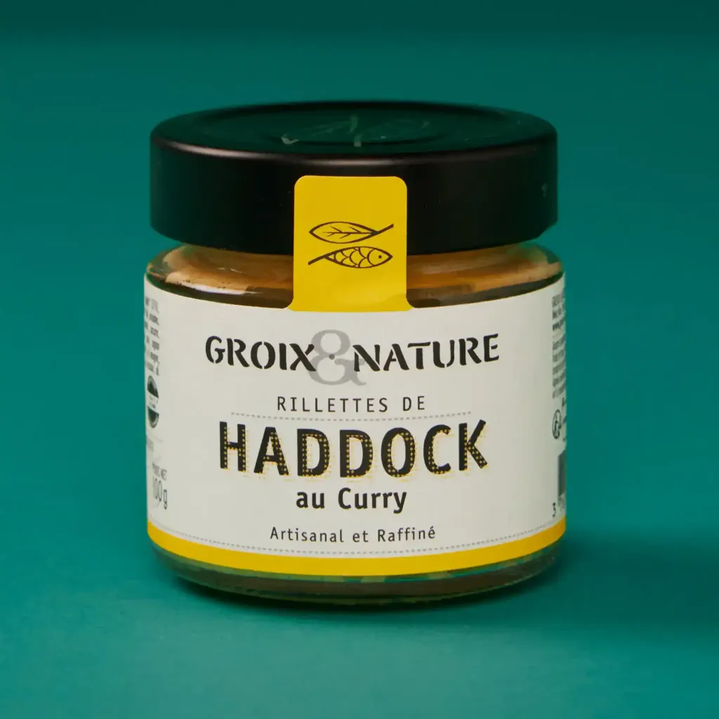 Curried haddock rillettes 100g Groix and plain