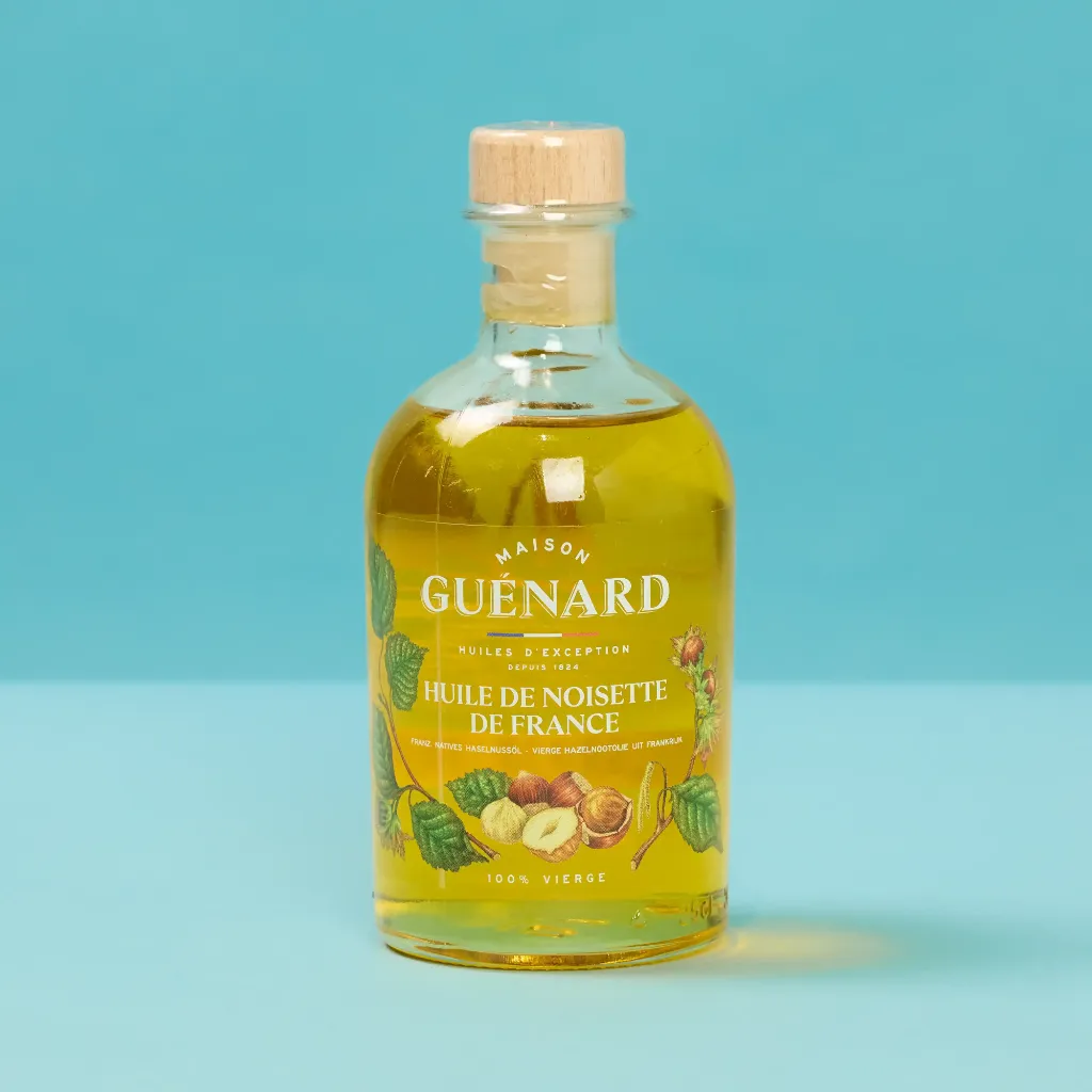 Virgin hazelnut oil from France, 24cl, Guenard
