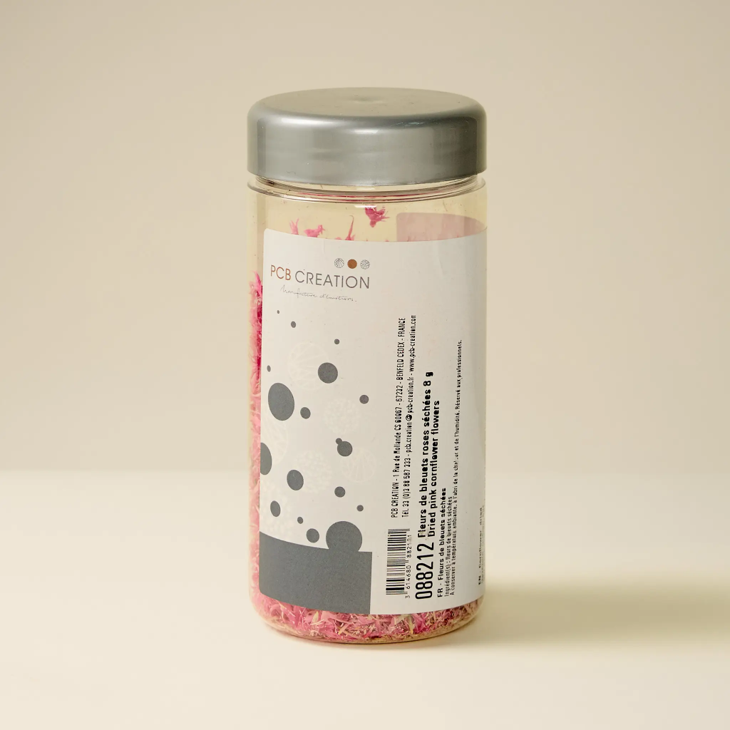 Fleurs de bleuets roses séchées 8g