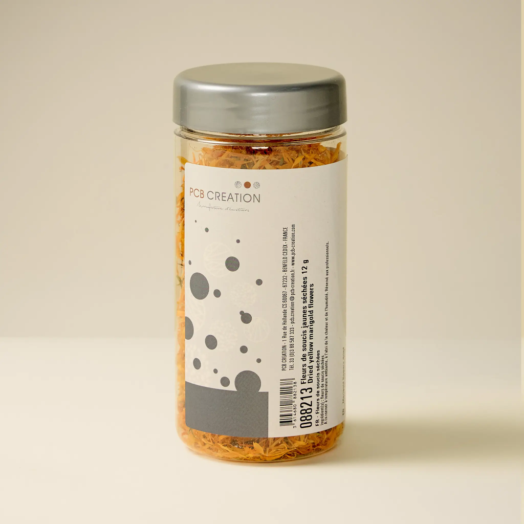Freeze-dried yellow marigold flowers 12g