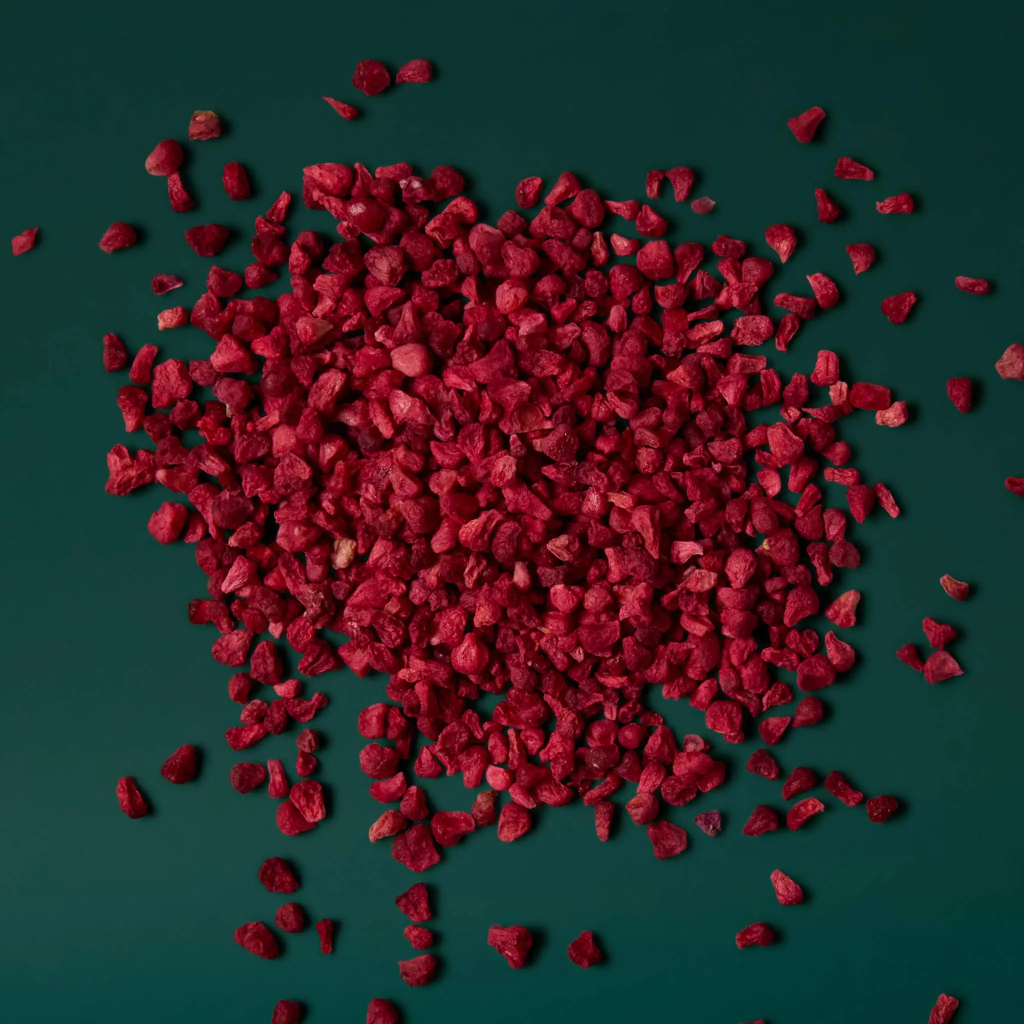 Morceaux de framboise 80g