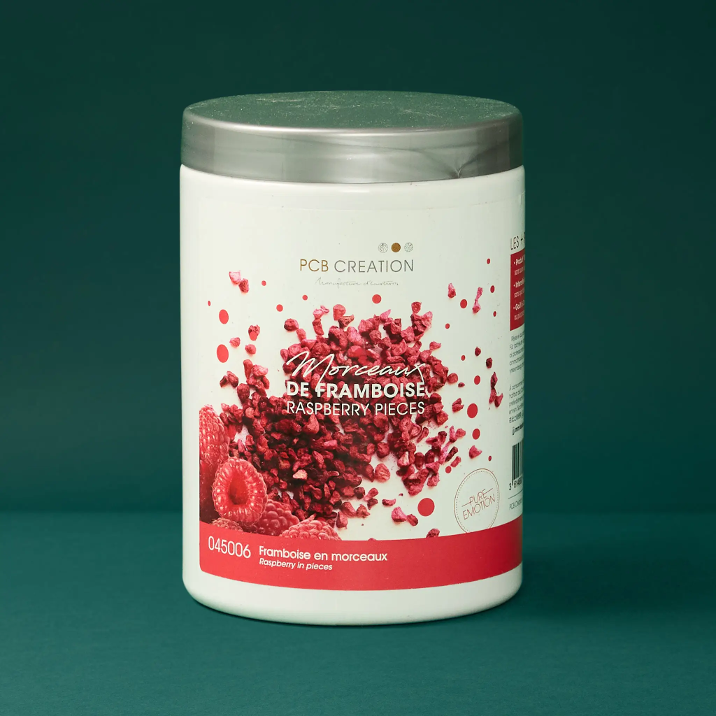 Morceaux de framboise 80g