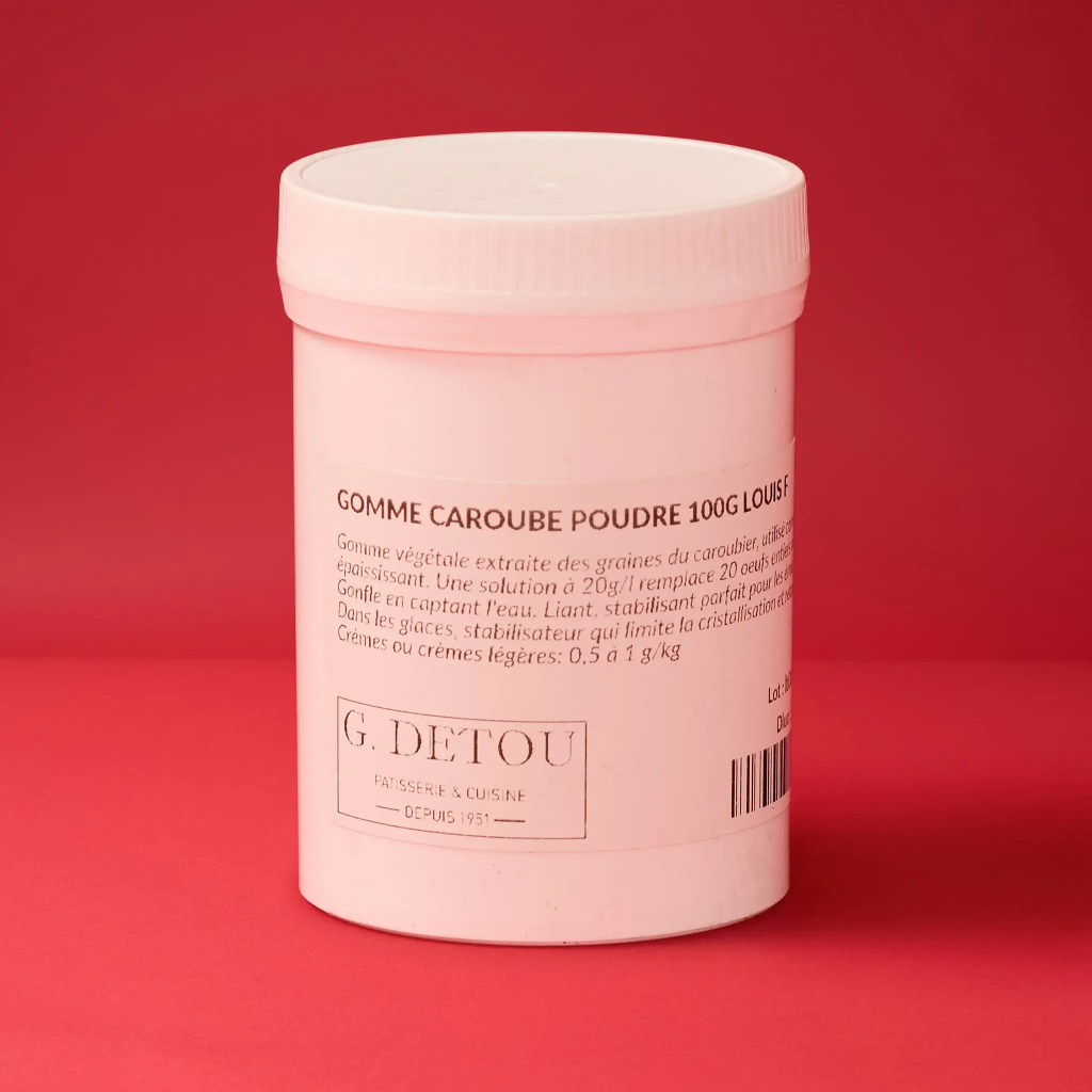 Gomme caroube poudre pot de 100g 
