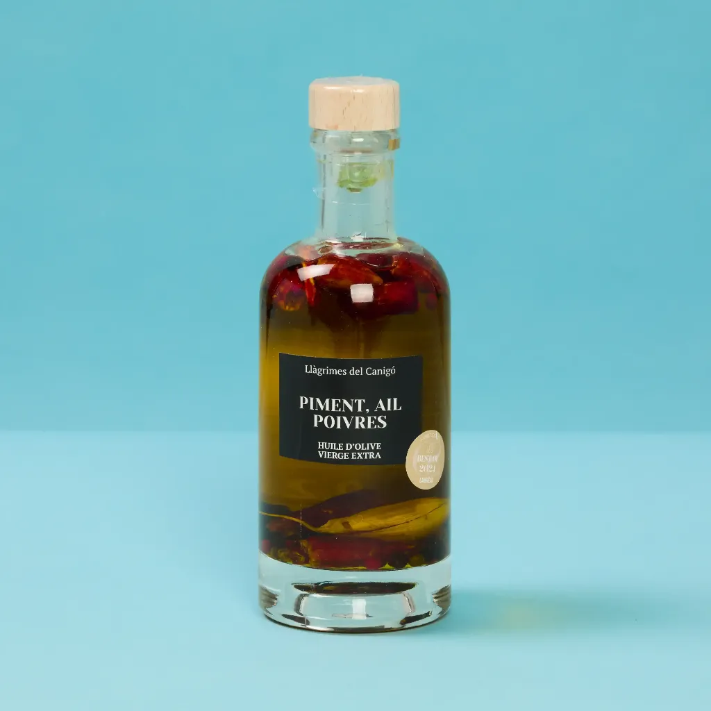 Huile olive pimenté ail poivron 0,25l canigoil