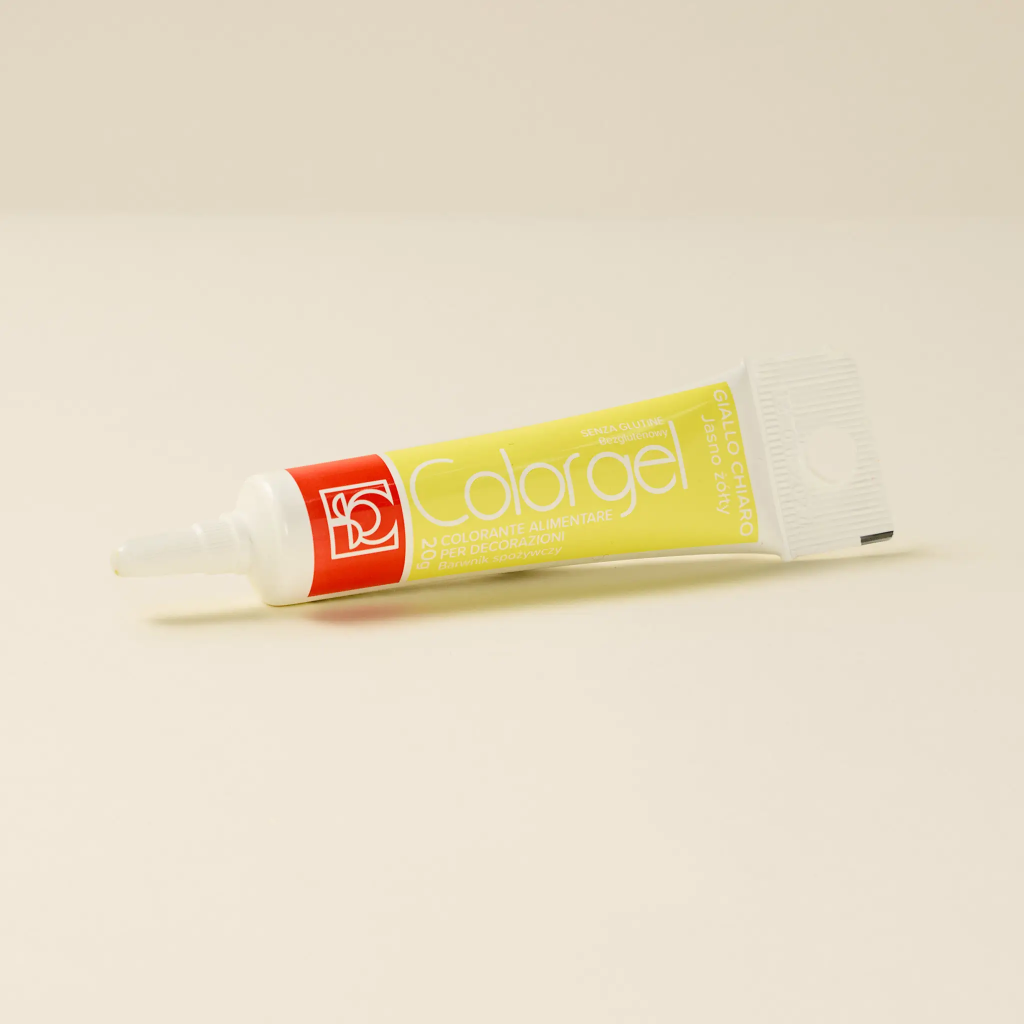 Colorant en gel jaune claire 20g