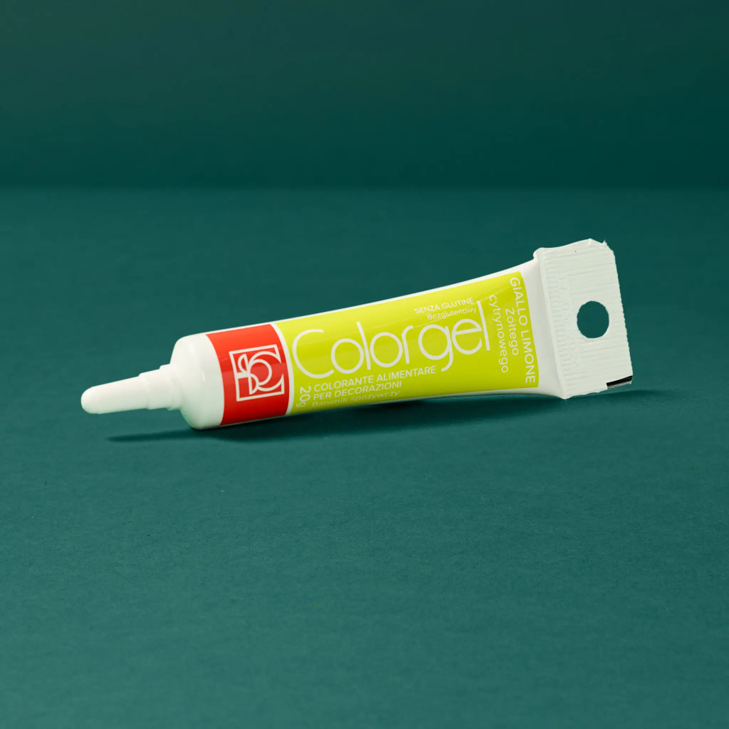 Colorant en gel jaune citron 20g